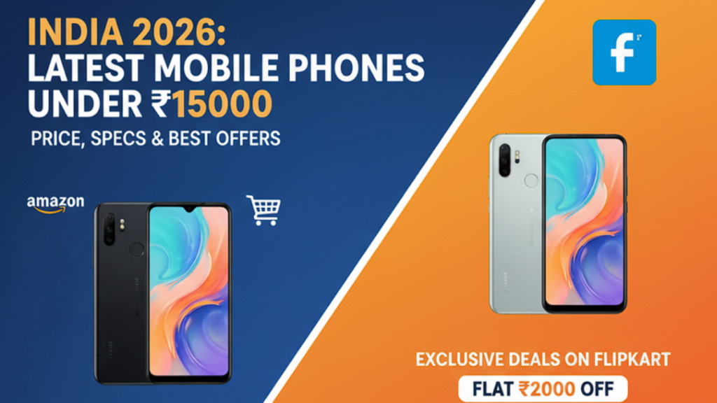 Latest Mobile Phones Under 15000 in India 2026